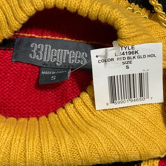 Ugly Christmas Sweater Nutcracker Solider Uniform Pocket Tassels Men Women S - Picture 4 of 4